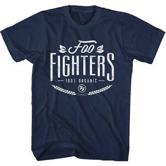 Foo fighters 100% organic T-shirt (navy-blue)