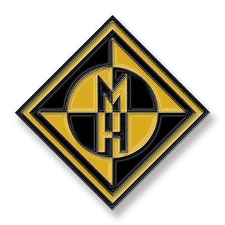 Machine head diamond logo Pin badge