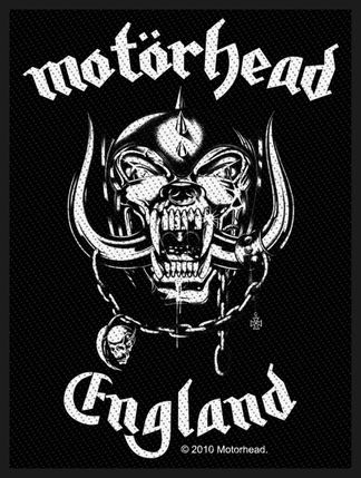 Motorhead ‘England’ Woven Patch