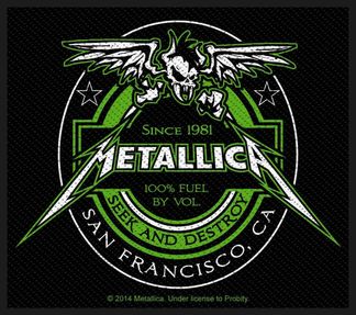 Metallica ‘Beer Label’ Woven Patch