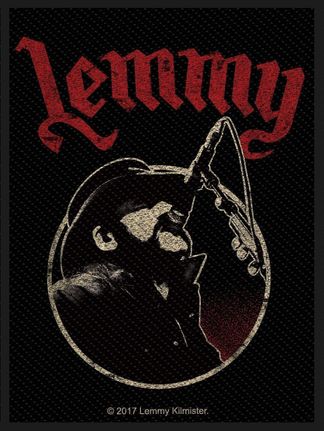 Lemmy ‘Microphone’ Woven Patch