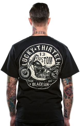 Lucky13 - Black Sin - Men T-Shirt