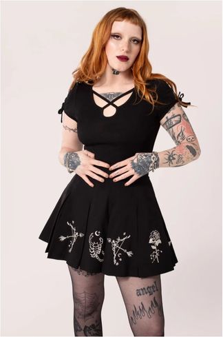 Hell bunny Astrology mini rok