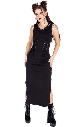 Cora jurk zwart vixxen