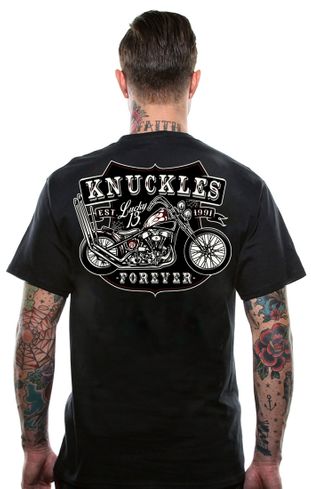 Lucky13 - Knuckles - T-Shirt - American apparel