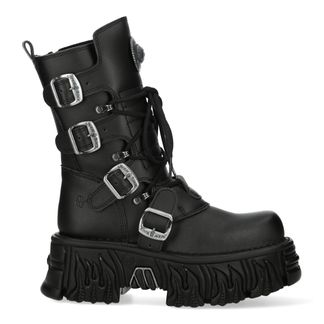 Newrock M-373-V92 VEGAN Black vegan fire boots