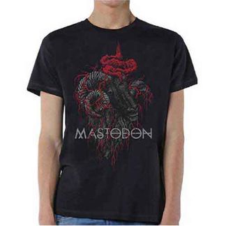 Mastodon Rams head (colour) T-shirt Zwart