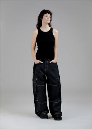 Monaghan Utility Jeans - Rinse (zwart)