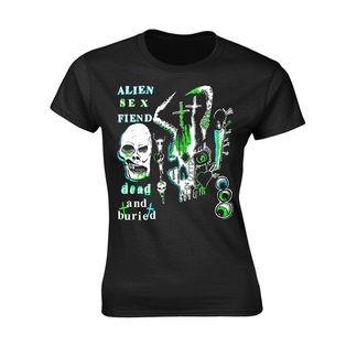 Alien sex fiend dead and buried Girl t-shirt