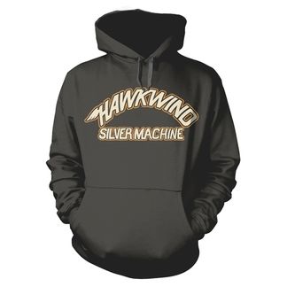 Hawkwind silver machine (charcoal) hooded sweatshirt