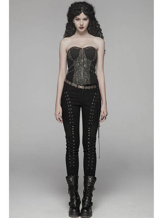 Metal goth pants - Babashope - 10