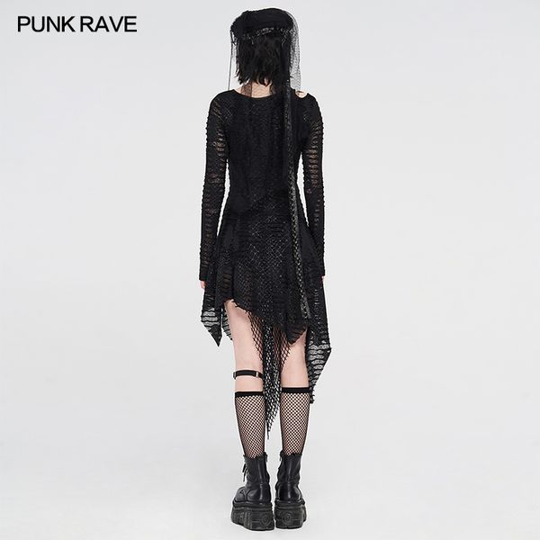 Punk Asymmetrical dress - Babashope - 8