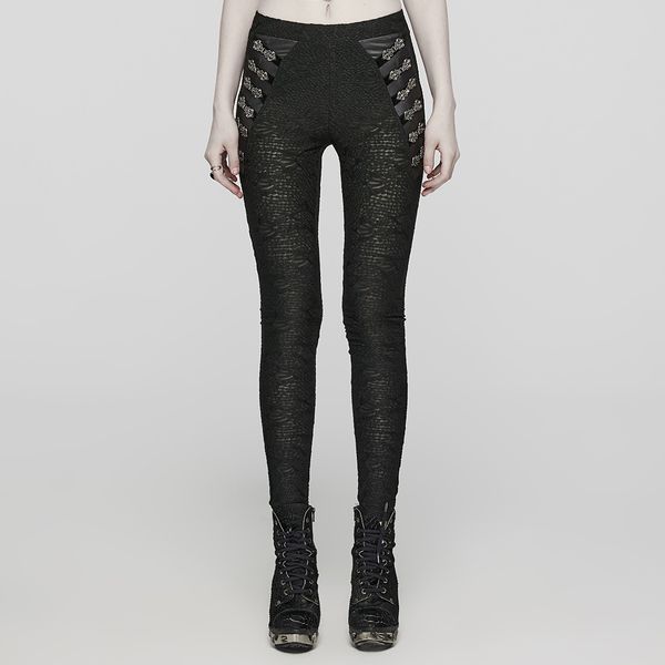 Goth texture legging - Babashope - 6