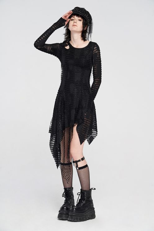 Punk Asymmetrical dress - Babashope - 8