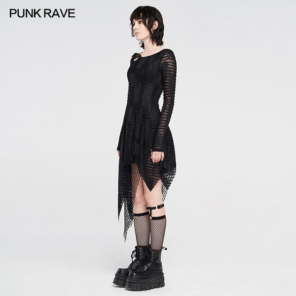 Punk Asymmetrical dress - Babashope - 8