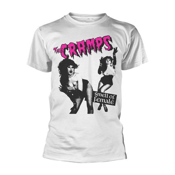 The Cramps Smells like female T-shirt (white) - Babashope - 2