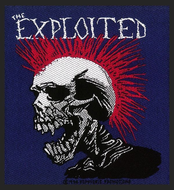 The Exploited ‘Mohican Multicolour’ Woven Patch - Babashope - 2