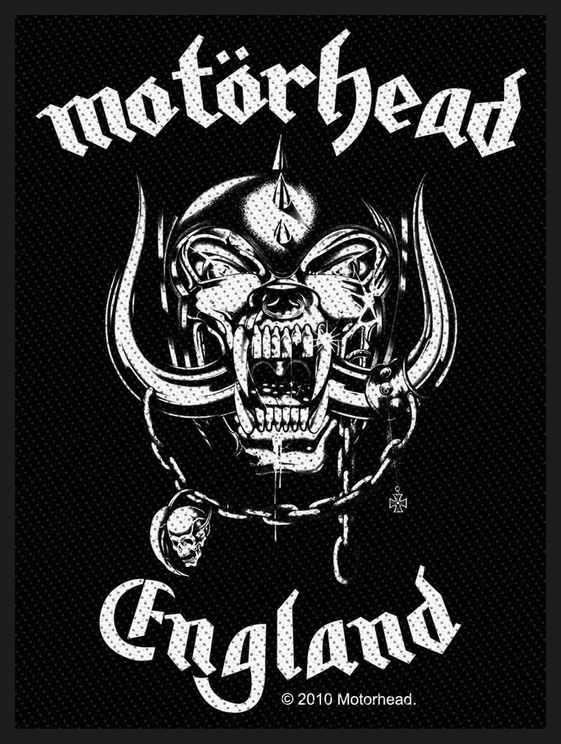 Motorhead ‘England’ Woven Patch - Babashope - 2