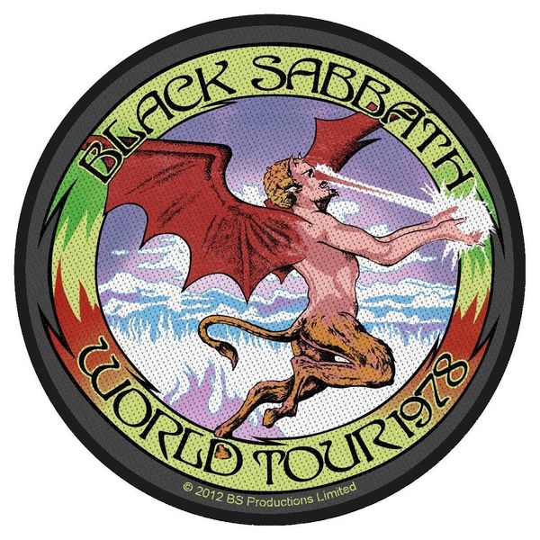 Black Sabbath ‘World Tour 78’ Woven Patch - Babashope - 2