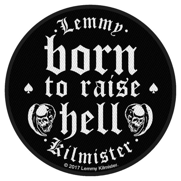 Lemmy ‘Born To Raise Hell’ Woven Patch - Babashope - 2