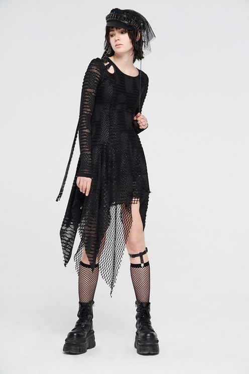 Punk Asymmetrical dress - Babashope - 8