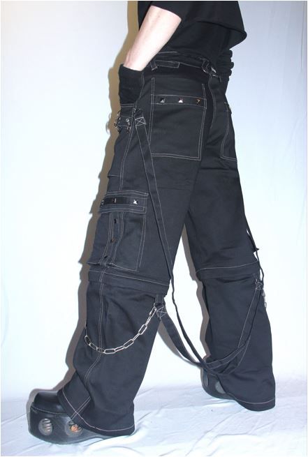 Baggy trouser black studded - Babashope - 5