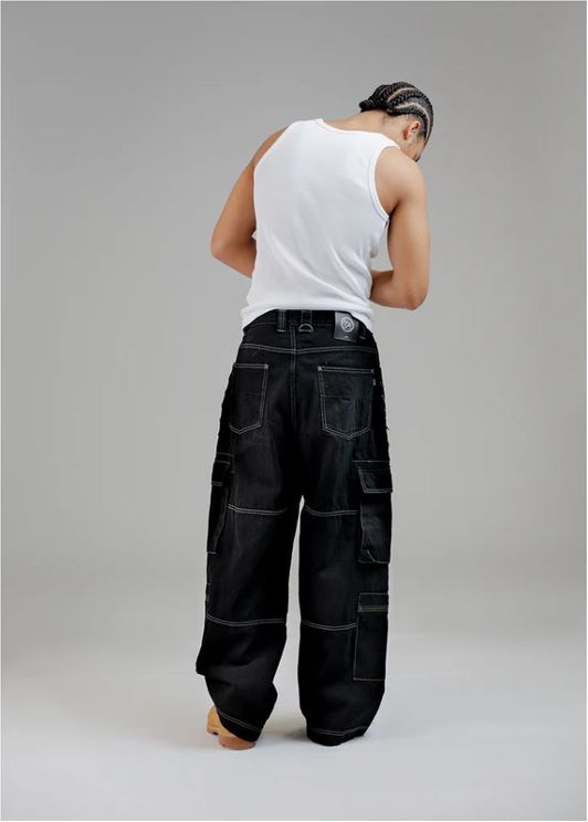 Monaghan Utility Jeans - Rinse (zwart) - Babashope - 7