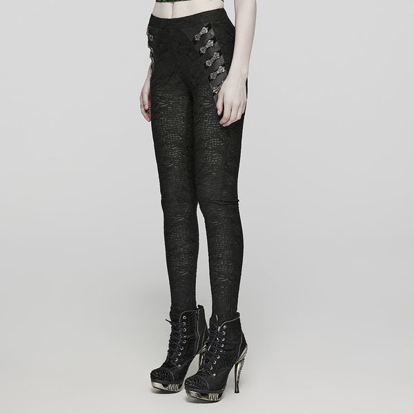 Goth texture legging - Babashope - 6