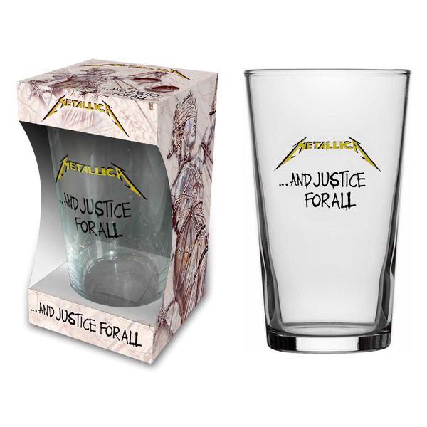 Metallica ‘And Justice For All’ Beer Glass - Babashope - 2