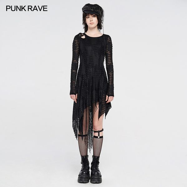 Punk Asymmetrical dress - Babashope - 8