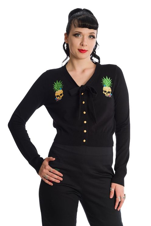 Pineapple skull cardigan - Babashope - 4