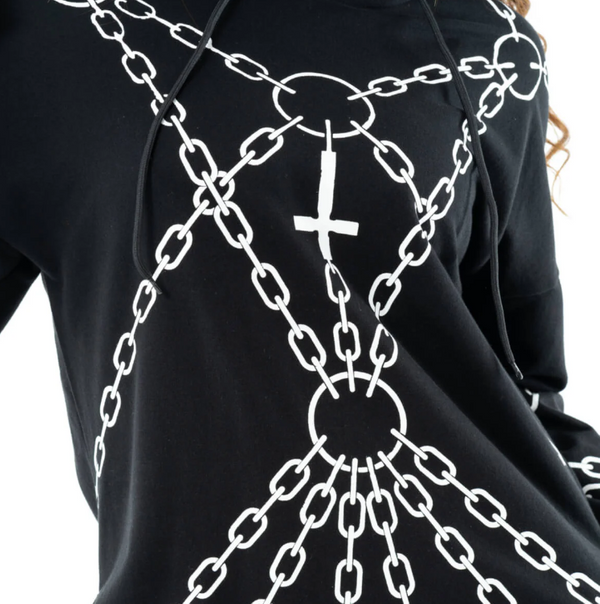 Heartless Enchained hooded sweater - Babashope - 7