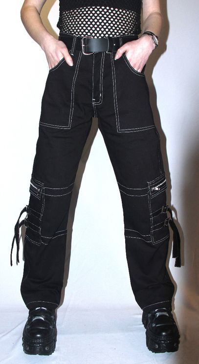 denim black unisex broek - Babashope - 4