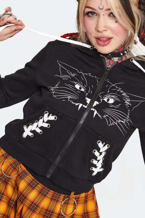 Jawbreaker Cat Ears Hoodie - Babashope - 5