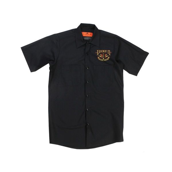 Amped Work shirt button Lucky13 - Babashope - 4