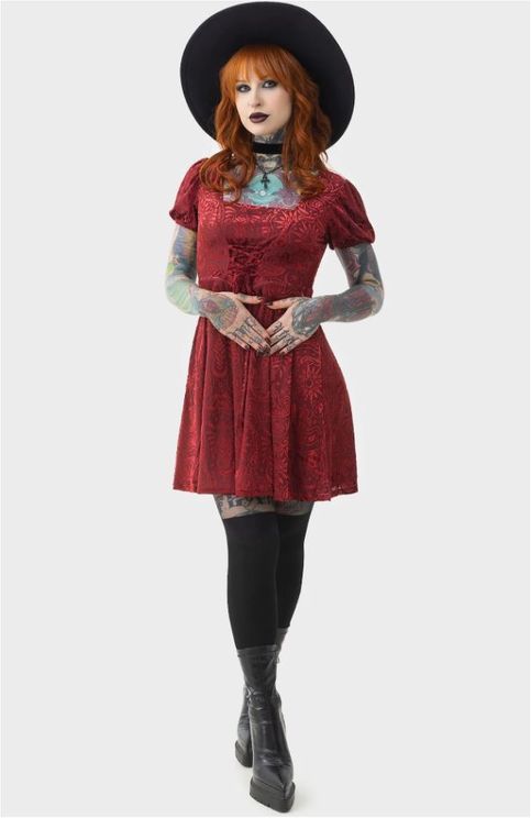 Killstar Lepidoptera skater dress - Babashope - 6