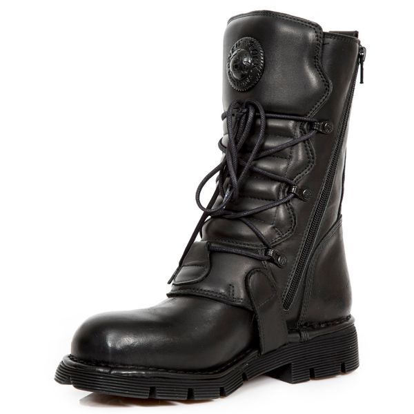 Newrock M.1473-S49 Metal army boots - Babashope - 7