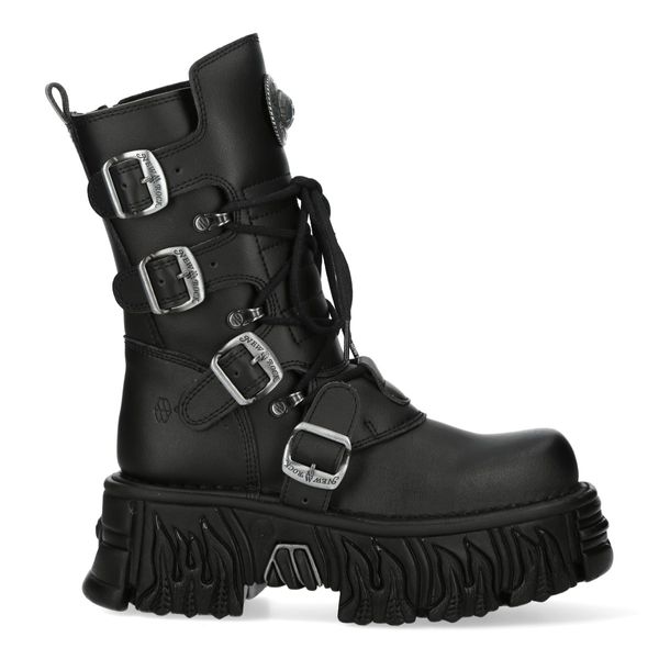 Newrock M-373-V92 VEGAN Black vegan fire boots - Babashope - 7