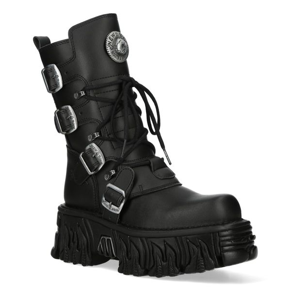 Newrock M-373-V92 VEGAN Black vegan fire boots - Babashope - 7