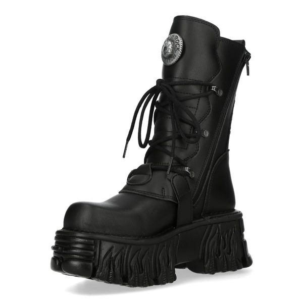 Newrock M-373-V92 VEGAN Black vegan fire boots - Babashope - 7