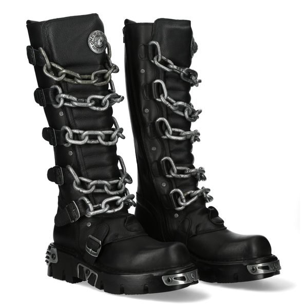 Newrock M.718-C2 chain boots - Babashope - 8