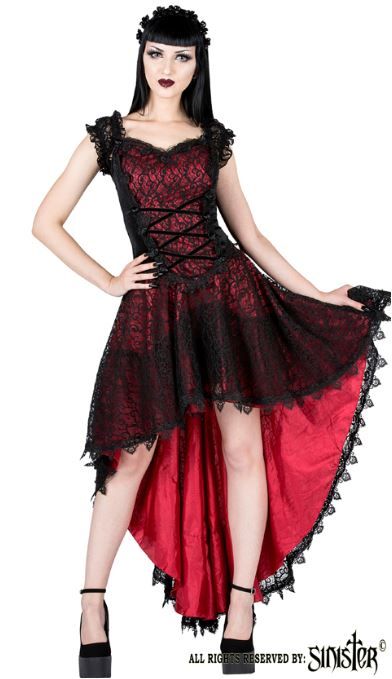 Sinister 988 Melanie dress Rood Sinister - Babashope - 3