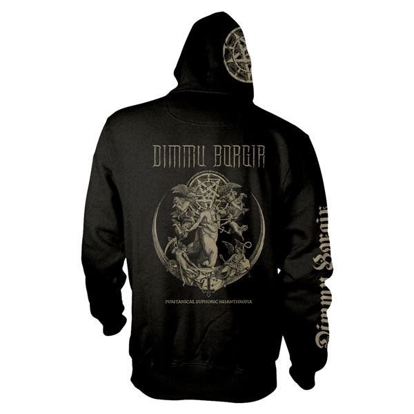 Dimmu Borgir Puritanical euphoric misanthropia sweater met capuchon en rits - Babashope - 2