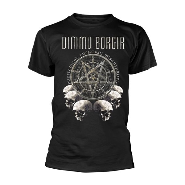 Dimmu borgir Puritanical euphoric misanthrophia (skulls) t-shirt - Babashope - 2