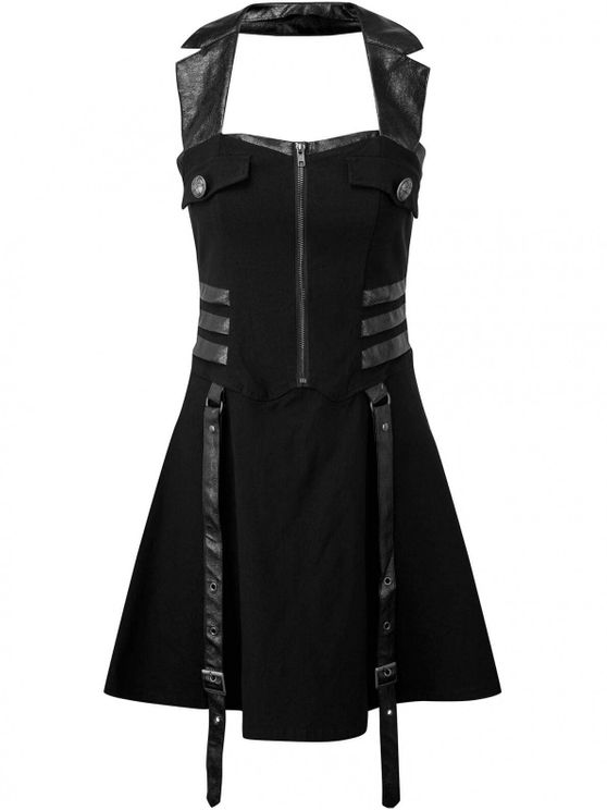 Psy-Ops Halter Dress Killstar - Babashope - 4