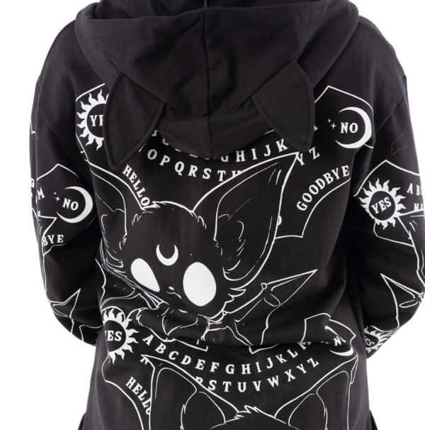 Heartless Ouija Bats hooded sweater - Babashope - 6