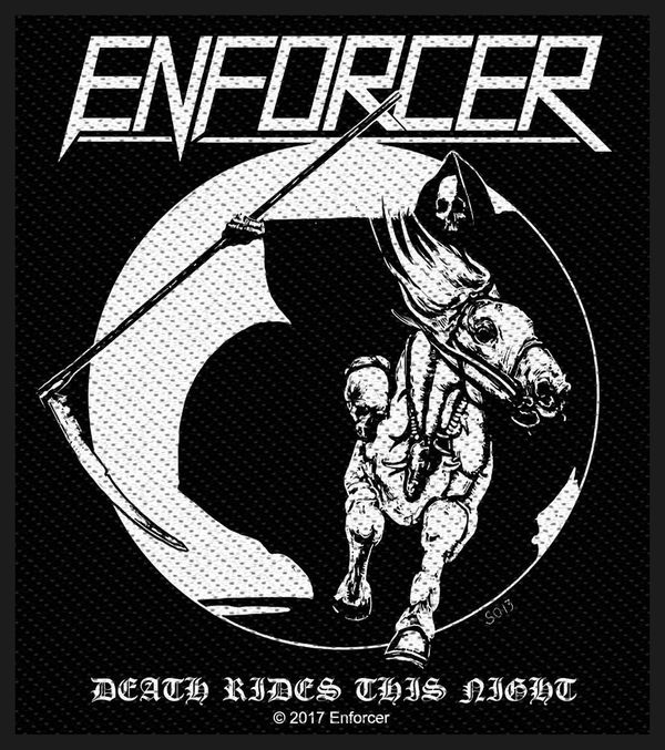 Enforcer ‘Death Rides’ Woven Patch - Babashope - 2