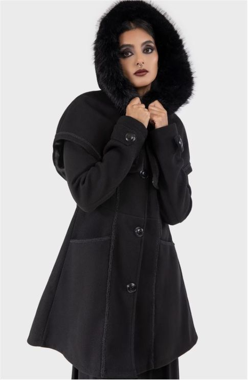 Killstar Tokyo baba winter coat - Babashope - 4