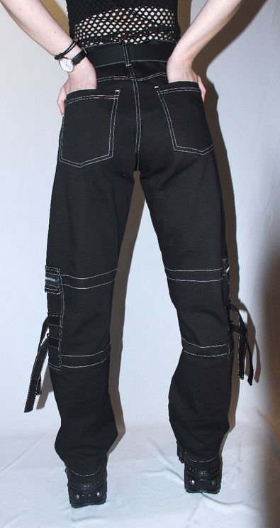 denim black unisex broek - Babashope - 4